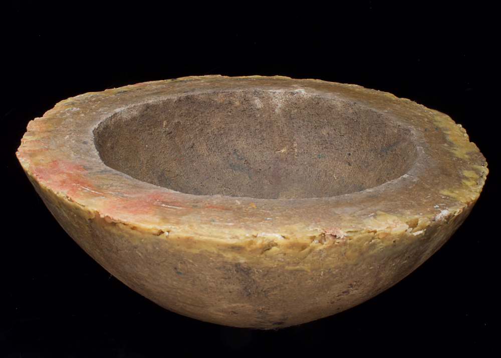 5 Recycled clay, bee's wax and local minerals 13D x 6H